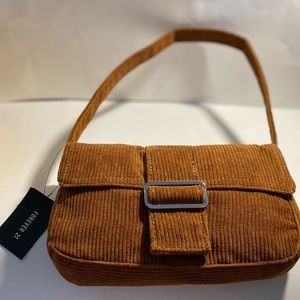 Forever 21 corduroy baguette